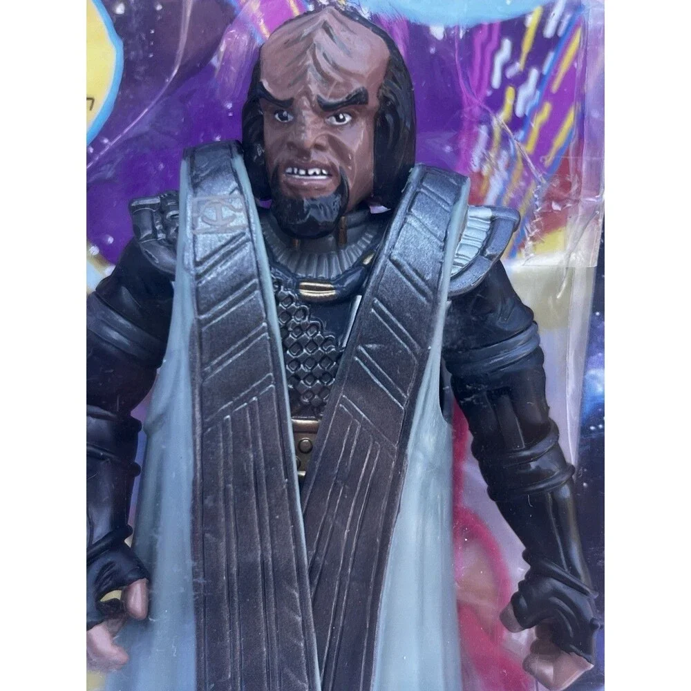1993 Star Trek TNG Klingon Warrior Worf Playmates Figure 6024 Sealed MOC